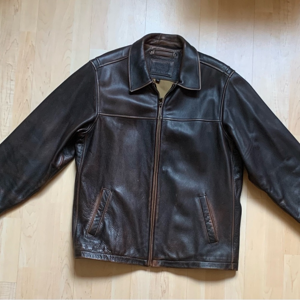 Sonoma Brown Leather Jacket